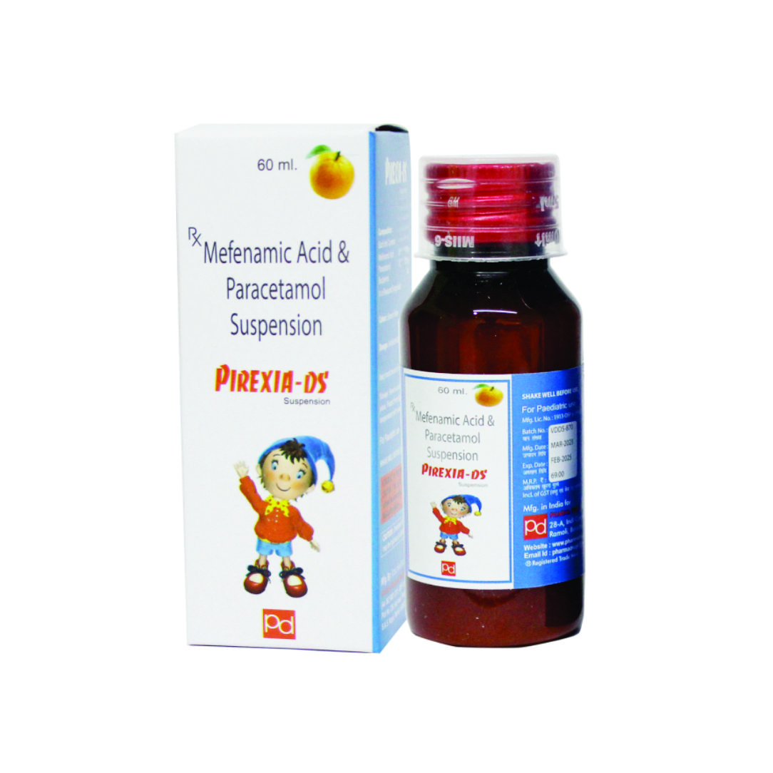 Paracetamol 250 MG & Mefenamic 100 MG / 5 ML (PIREXIA-DS)